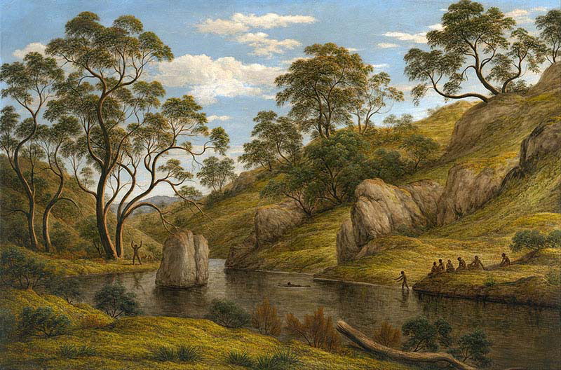 The bath of Diana-Van Diemen's Land